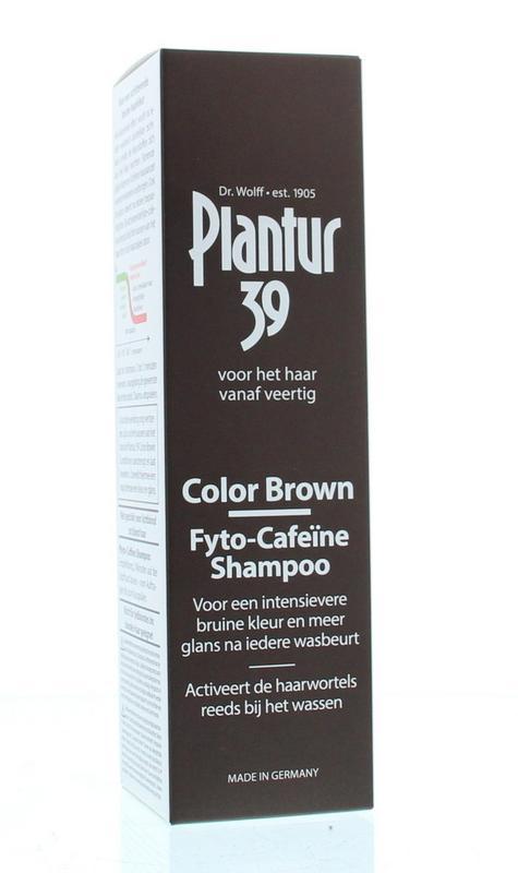 Shampoo color brown