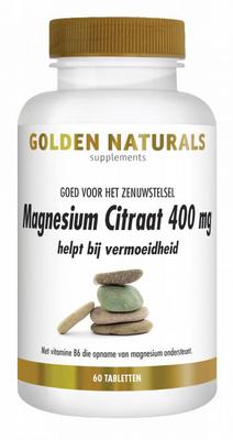 Golden Naturals Magnesium citraat 400mg