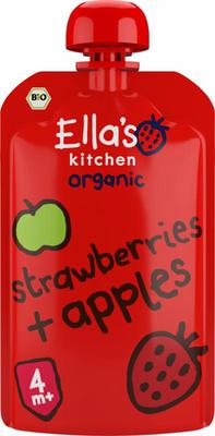 Ella's Kitchen Strawberries and apples 4+ maanden bio