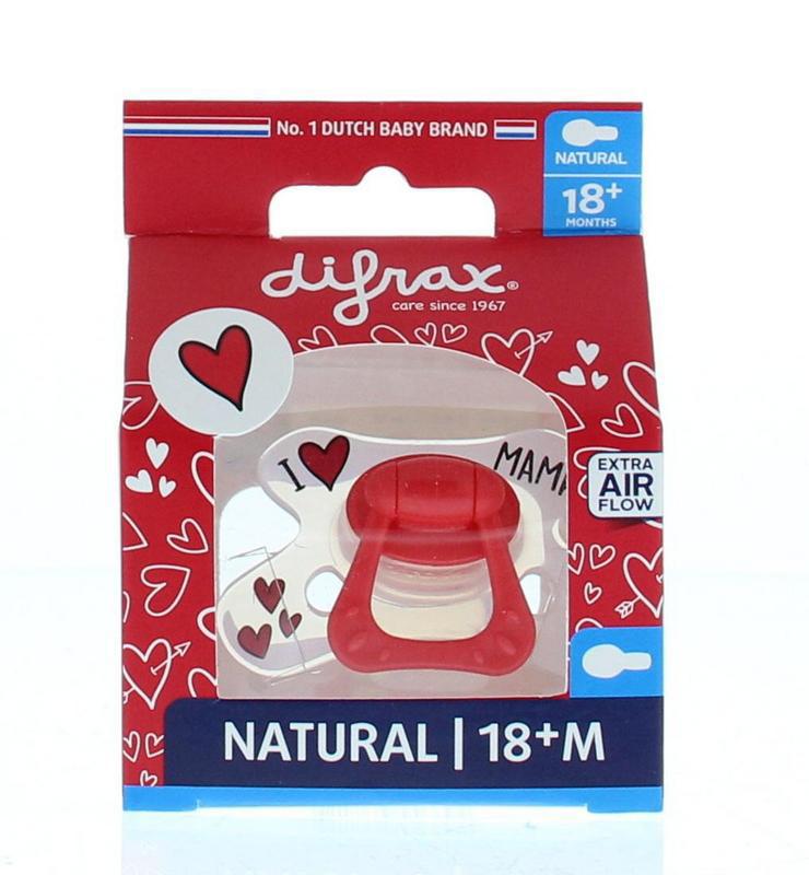 Fopspeen natural I love 18+