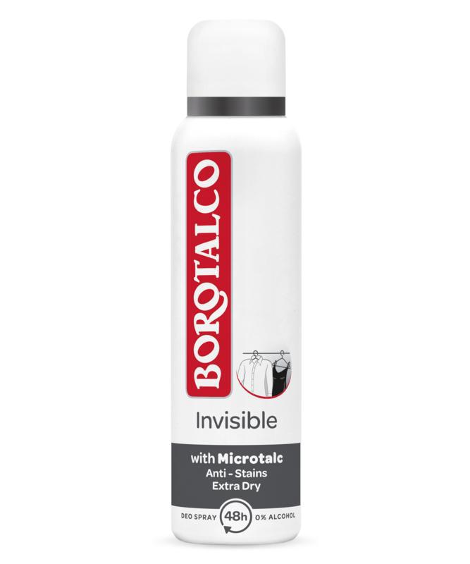Deodorant spray invisible