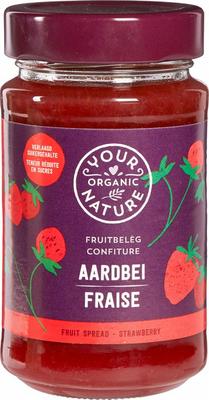 Your Organic Nat Fruit beleg aardbei bio