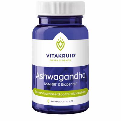Vitakruid Vitakruid Ashwagandha 5% withanoliden KSM-66 & Bioperine
