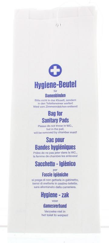 Maandverband hygiene zakjes papier