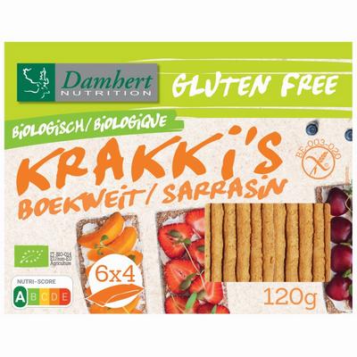 Damhert Boekweit krakki s glutenvrij bio