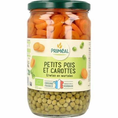 Primeal Doperwten en wortelschijfjes bio