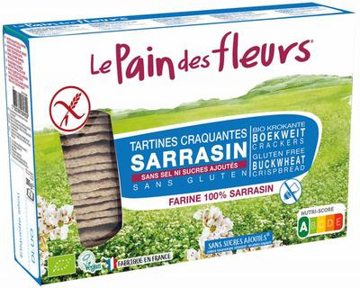 Pain Des Fleurs Boekweitcrackers zonder zout bio