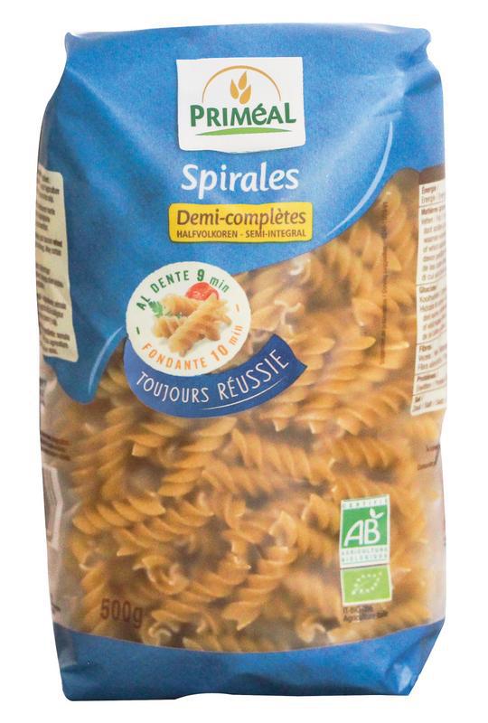 Fusilli spiralen halfvolkoren bio