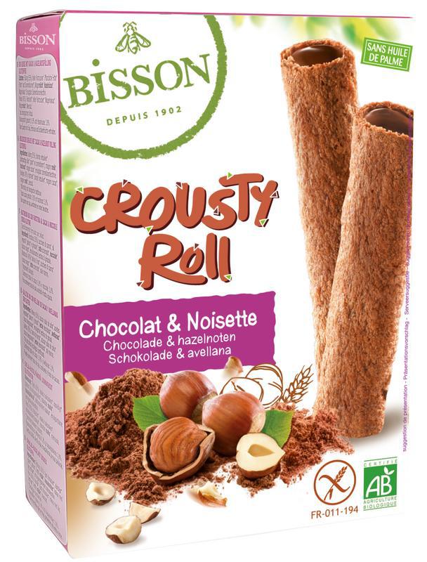 Crousty roll choco hazelnoot bio