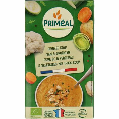 Primeal Groentesoep met 8 groentes bio