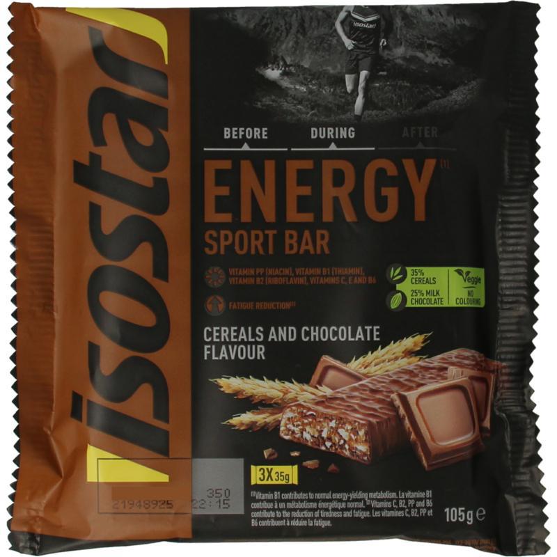 Energy sport bar cereals & chocolate 3 pack