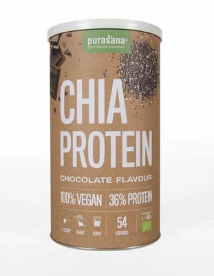 Purasana Chia proteine chocolade vegan bio