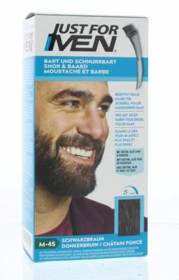 Just For Men Snor & baard donkerbruin M45