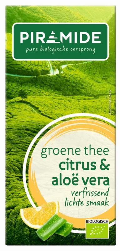 Groene thee aloe vera bio