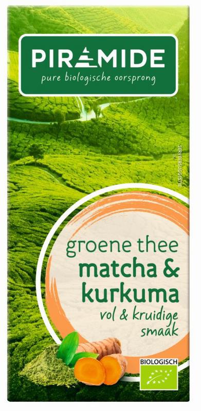 Groene thee matcha kurkuma bio