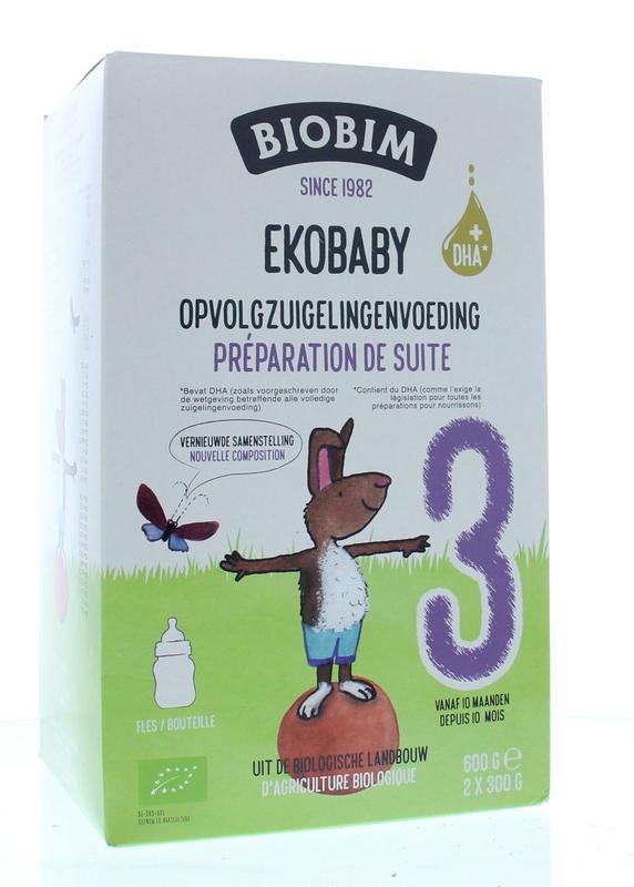Ekobaby 3 opvolgzuigelingenvoeding 10+ maanden bio