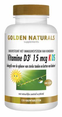 Golden Naturals Vitamine D3 15mcg kids