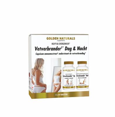 Golden Naturals Vetverbrander dag & nacht 2 x 30