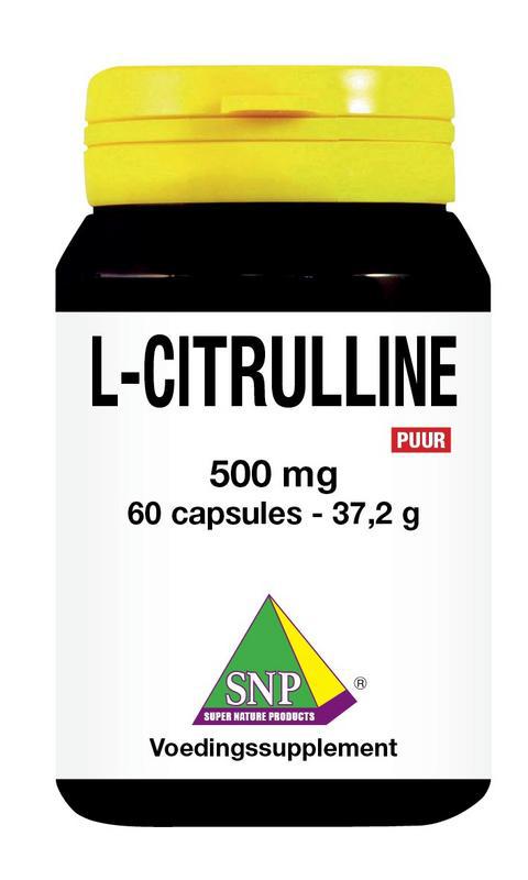 L Citrulline 500 mg puur