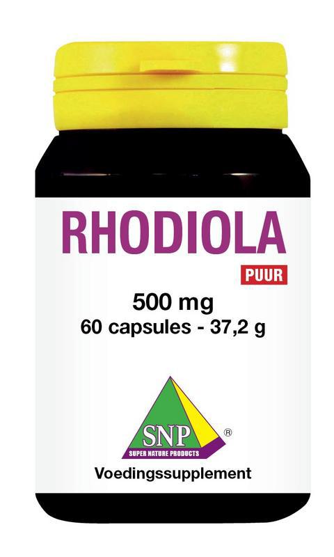 Rhodiola 500 mg puur