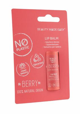 Beauty Made Easy Papertube lipbalm berry