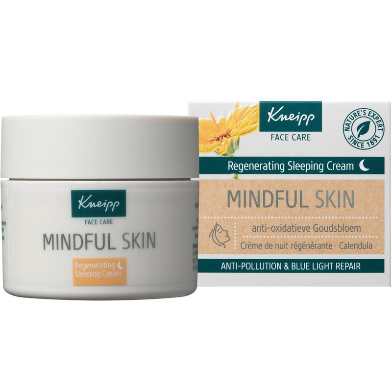 Mindful skin regenerating sleeping cream goudsbloe