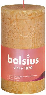 Bolsius Rustiekkaars shine 100/50 honeycomb yellow