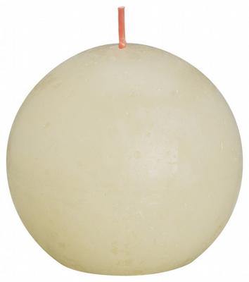 Bolsius Rustiek bolkaars shine 76 soft pearl