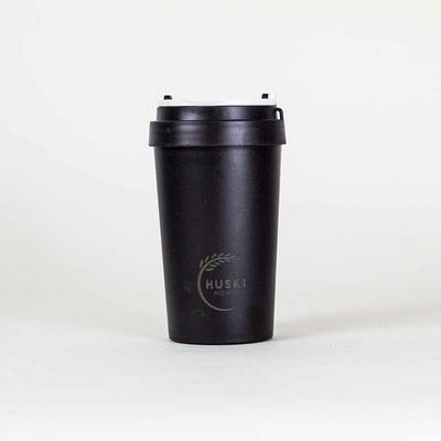 Huski Home Rice husk cup obsidian 400ml