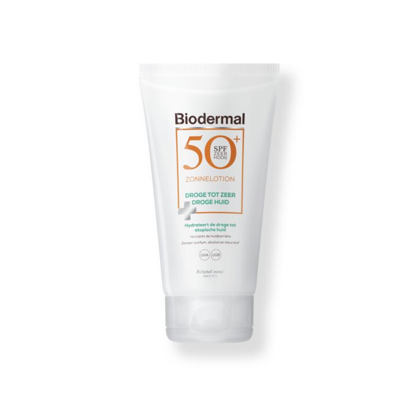 Zonnelotion droge huid SPF50+