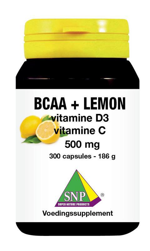 BCAA lemon vitamine D3 vitamine C 500mg
