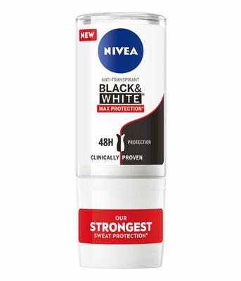 Nivea Deodorant roller black & white max protection