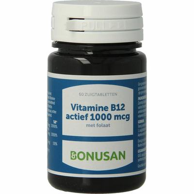 Bonusan Vitamine B12 1000 complex actief Bonusan Vitamine B12 1000 complex actief