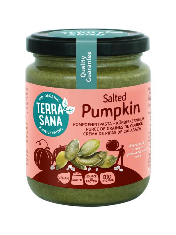 Pompoenpitpasta met himalayazout bio