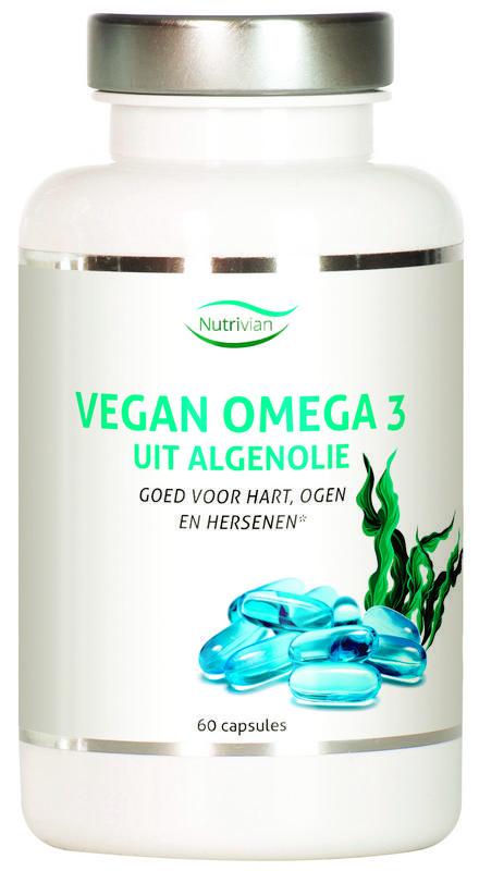 Vegan omega 3 uit algenolie