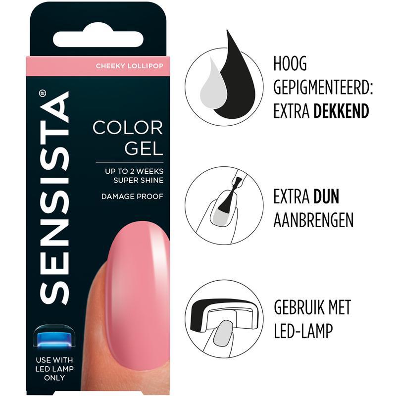 Color gel cheeky lollipop