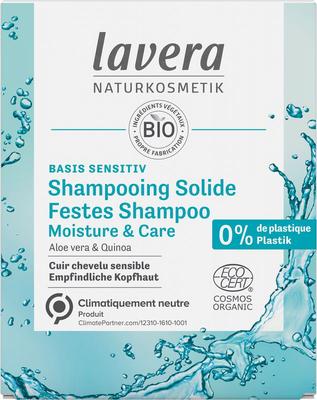 Lavera Basis Sensitiv shampoo bar moisture&care bio FR-NL