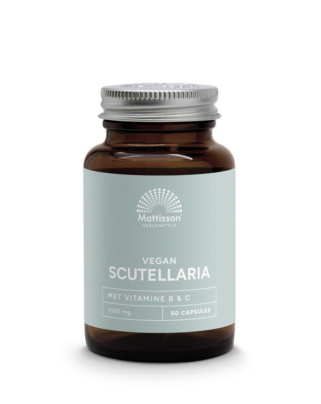 Scutellaria 2500mg met vit B C curcumine vegan