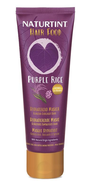 Hairfood purple rice masker