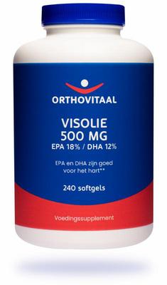 Orthovitaal Visolie 500mg EPA 18% DHA 12%