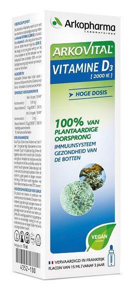 Vitamine D3 2000IE vegan