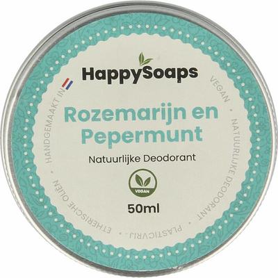 Happysoaps Deodorant rozemarijn pepermunt Happysoaps Deodorant rozemarijn pepermunt