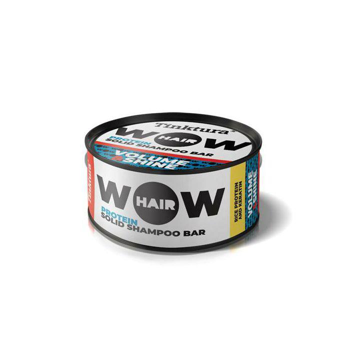 WOW shampoo bar protein volume & shine