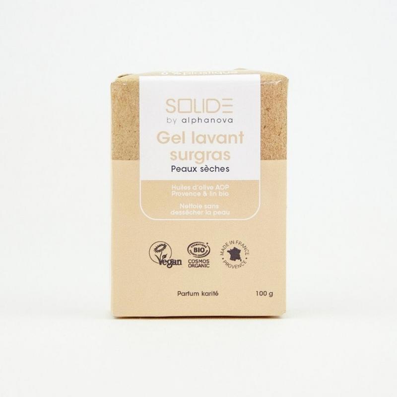 Cleansing bar bio gel droge huid sheabutter