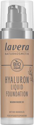 Lavera Hyaluron liquid foundation warm nude 03 bio