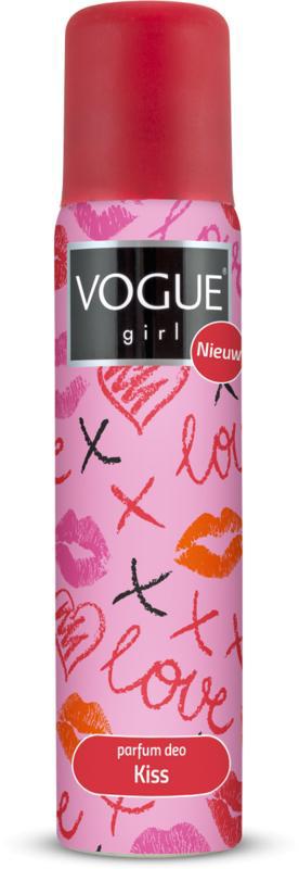 Girl parfum deodorant kiss