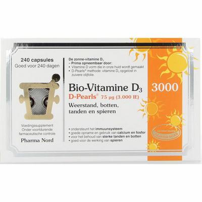 Pharma Nord Bio vitamine D3 75mcg 3000IE