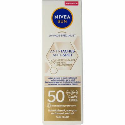Nivea Sun face Lumin anti spot SPF50