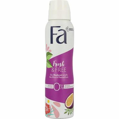 FA Deodorant spray Fresh & Free Mint & Passionfruit