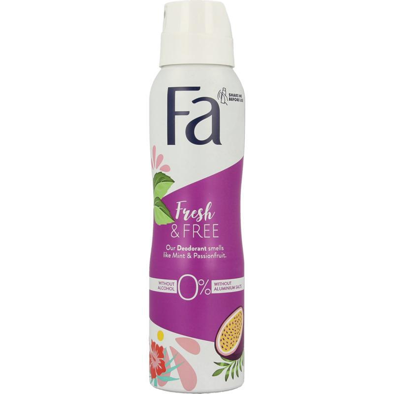 Deodorant spray Fresh & Free Mint & Passionfruit